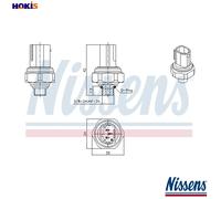 PRESSURE SWITCH AIR CONDITIONING 301070 FOR VW CRAFTER/30-50/Platform/Chassis