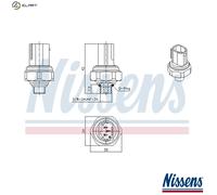 PRESSURE SWITCH AIR CONDITIONING 301070 FOR VW CRAFTER/30-50/Platform/Chassis