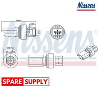 PRESSURE SWITCH, AIR CONDITIONING FOR CITROËN C1 NISSENS 301136