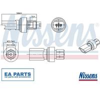 Pressure Switch, air conditioning for PEUGEOT 108 NISSENS 301136