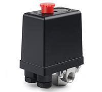 Pressure Switch Compressor 220 V Air Compressor Pressure Switch 4 Hole Air Compressor Regulator Multi-Purpose Pressure Switch Control Valve for Quick Pressure Reduction