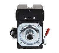 Pressure Switch for Air Compressor, 70-110PSI Heavy Duty 26A Control Valve Replacement with Single Port Manifold, Black(125-170PSI)