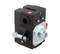 Pressure Switch for Air Compressor and, 70-110 PSI Heavy Duty 26A Control Valve Replacement with Single Port Manifold, Metal and Plastic Construction,70-110PSI