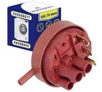 Pressure Switch Level 1 for Washing Machine with Pressure Range of 180/70 Mbar with the Original Code C00008677 for Ariston 49558900 for Siltal - Warranty 10 Years - MONTERAL