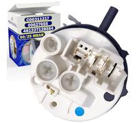 Pressure Switch Level 1 for Washing Machine with Pressure Range of 50/25 Mbar with the Original Code 481227128554 for Whirlpool for Bauknecht C00311217 for Indesit - Warranty 10 Years - MONTERAL