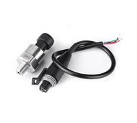 Pressure Transducer Stainless Steel Pressure Transducer Sensor 1/8NPT Thread Sensor for Oil Fuel Gas Water, 30psi 100psi 150psi 200psi 300psi 500psi Optional (30PSI)