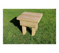 Pressure Treated Footstool/Foot Rest - Timber - Fully Assembled Churnet Valley Garden Furniture Ltd Brown One Size