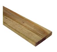 Pressure Treated Softwood Timber 3" x 1" (75mm x 22mm) - 2.4 Metres (Pack of 10)