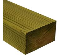 Pressure Treated Softwood Timber 4" x 2" (100mm x 47mm) - 3.0 Metres (Pack of 4)
