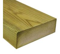 Pressure Treated Softwood Timber 6" x 2" (150mm x 47mm) - 2.4 Metres (Pack of 3)