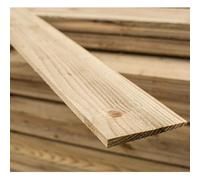 Pressure Treated Tanatone Brown 6ft Feather Edge Boards (125mm x 11mm x 1.83m) 6ft - Garden Fencing Feather Edge Boards - Heavy Duty Close Boards (75)