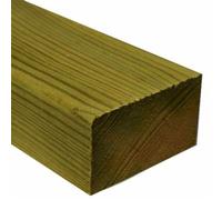 Pressure Treated Timber 4 x 2 Inch (100mmx50mm) Timber 1.5 Metre,Green - Planed Treated Timber, Timber battens 4x2 Inch, Treated Timber 100x50mm 4x2 Inch (8)