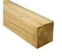 Pressure Treated Timber Fence Post 100 x 100 x 2400mm, Heavy Duty Softwood Wooden Post for Garden Fencing & Gates, Rot & Decay Resistant, FSC Certified