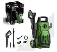 Pressure Washer 1600W Portable Jet Spray Electric with Hose Reel 120 Bar Nozzle