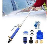 Pressure Washer, 2-in-1 High Pressure Power Washer, Jet Washers Nozzle,Portable Power Washer Gun, Jet Nozzle High Pressure Hose Nozzles for Garden Hose, Cars, Water Efficient (Blue)