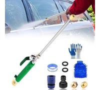 Pressure Washer, 2-in-1 High Pressure Power Washer, Jet Washers Nozzle,Portable Power Washer Gun, Jet Nozzle High Pressure Hose Nozzles for Garden Hose, Cars, Water Efficient (Green)