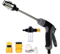 Pressure Washer,2026 Pressure Power Washer,Upgraded Jet Nozzle for Garden Hose,360° Rotating for Three Spray Modes,15x Powerful Stainless Steel Universal Hose Fit,Tool Free Install for Patio Car (B)