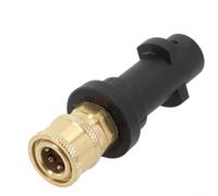 Pressure Washer Adapter 1/4" Quick Connect for Karcher K2-K7, Brass Nozzle Tip Connector with Rugged Plastic Housing, 2000 PSI Max
