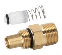 Pressure Washer Adapter 20mm to 22mm Thread Converter with Check Valve, High Pressure Hose Connector for Car Washing Machine and Home Cleaner, Water(D)
