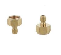 Pressure Washer Adapter 2PCS 1/4 Pressure Washer Coupling Adapter Quick Release Garden Hose Car Spray Gun Connector (3#)