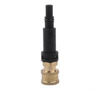 Pressure Washer Adapter G1/4, Black Plastic High-Pressure Water Male Thread Compatible E-Lite (C)