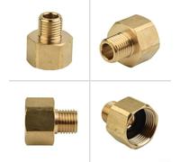 Pressure Washer Adapter M22 14mm Brass Quick Connect Fitting Rotatable High Pressure Hose Coupler for Garden Cleaning Tools