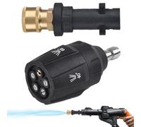 Pressure Washer Adapter, Pressure Washer Quick Connection Stops - 1/4 Inch Washing Machine Adapter with Spray Nozzle Tip, Max. 2000 psi, Plug Connection for Outdoors, Yard, Car Wash, Garden