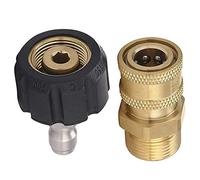 Pressure Washer Adapter Set M22 to 1/4 Inch Quick Connect Kit, M22 14Mm to 1/4 Inch Quick Connect Kit