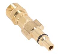 Pressure Washer Adapter Water Pressure Fittings Brass Adapter Compatible Bayonet Adapter for High Pressure Cleaner Lances Max 2000psi Pressure