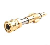 Pressure Washer Connector, Brass Adapter, TTB1300PRW TTB2200PRW TTB2700PRW Compatible, Quick Connect No Wrench, High Strength for Garden Cleaning