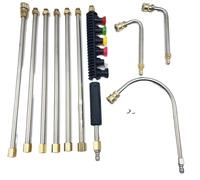 Pressure Washer Extension Lance 10Pcs Pressure Washer Extension Wand Set High Lance with 6 Adjustable Nozzles