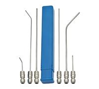 Pressure Washer Extension Nozzle - 6 Piece Stainless Steel Quick Connect Hose Attachment Set, Power Washer Accessories | Deep Cleaning Solution for Gutter Roof Eave Ground Under House Concrete