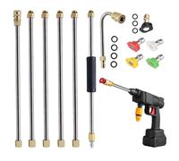 Pressure Washer Extension | Nozzle Lance for 275 Bar Pressure Washer | Telescopic Nozzle for Cleaning | For Garden Gutter Driveway Patio Roof Concrete Backyard