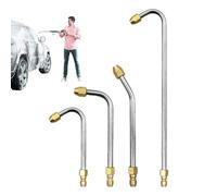 Pressure Washer Extension Rod - Curved Nozzle Attachment, Multifunctional Dense High Pressure Nozzle for Car, Home & Window Cleaning