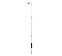 Pressure Washer Extension Wand,120" Stainless Steel Power Washer Wand Extension with 5 Spray Nozzle Tips,Gutter Cleaner Attachment Curved Rod,1/4'' Quick-Connect,4000 Psi for Driveways,Decks,Roofs