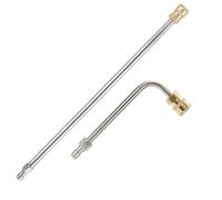 Pressure Washer Extension Wand, 2Pcs Extension Lance (15"/38cm) + 90°Curved Extension Rod (7.08"/18cm), 1/4 Inch Quick Connect, 4000 PSI