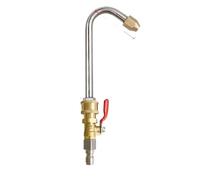 Pressure Washer Extension Wand High Pressure Car Washer Extension Wand 1/4" Quick Connect Lance with Valve Switch On/Off(Short U Shape)
