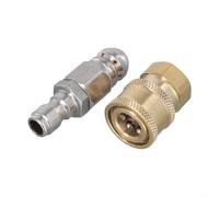 Pressure Washer For Drain Cleaning Nozzle Kit Stainless Steel Construction with 1/4 Quick Connect Fitting for Efficient Pipe For Drain Clearing