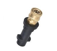 Pressure Washer Gun Adapter - 1/4'' Quick Connect Female Fitting, Universal Brass Socket Compatible with Karcher Kärcher K Series K2, K3, K4, K5, K6, K7 High Pressure Washer Nozzle Connector (Black)