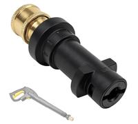 Pressure Washer Gun Adapter Compatible with Karcher K K2 K3 K4 K5, K6 K7 | Bayonet to 1/4 Inch Female Quick-Connect Adapter for Foam Cannons, Extension Wands and Nozzle Tips