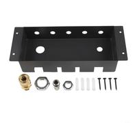 Pressure Washer Handle Holder for Snow Foam Lance and Wand Extension, Nozzle Tip Storage Rack with Quick Disconnect, 5-Tip Capacity, Stainless Steel