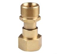 Pressure Washer Hose Adapter Brass M22 14mm Swivel Joint Connector to Prevent Hose Twisting and Improve Tool Life