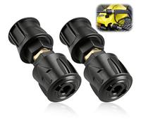 Pressure Washer Hose Fittings M22 Adapter, High Pressure Quick-Connect Adapters Compatible with Kärcher K2 K3 K4 K5 K6 K7 and All M22 14mm Female Hoses, Leak-Proof Quick Fitting for Home Garden