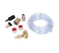 Pressure Washer Injector Kit,Chemical Injector Kit for High Pressure Washer,Brass Stainless Adjustable Downstream Injector,5000PSI Injector with 9.8ft Tube for High Pressure Washer