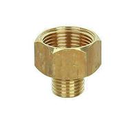 Pressure Washer Jet Wash Brass Reducing Hose Connector Female/Male 22mm / 18mm / 14mm to 14mm / 18mm / 22mm Female/Male Flat Threaded (22mm F to 14mm M- Flat)