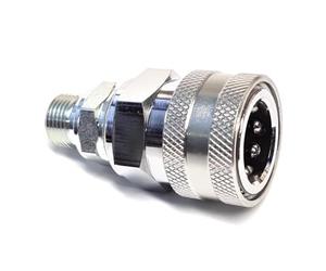 Pressure Washer Jet Wash Carrier Coupling 19.5 mm Heavy Duty Quick Release 3/8" BSP Male Thread