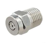 Pressure Washer Jet Wash Spray Nozzle 1/4 thread Stainless Steel 304 for clogged drain clearing and high pressure hose cleaning 0/15/25/40 deg spray angles suitable as spare part (15°)