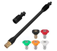 Pressure Washer Lance for Karcher K2-K7 Series for Bosch, with 5 Washer Spray Gun Replacement Nozzles, High Pressure Washer Accessories Spray Gun Extension for Jet Wash Car Patio Cleaning