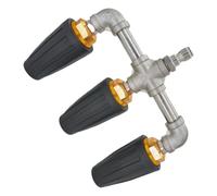 Pressure Washer Nozzle | 275 Bar Heavy Duty 360 Degree Rotation | Rotary Nozzle for Pressure Washer, for Driveways Vehicles Garden Flooring Fences Ground Walls Docks