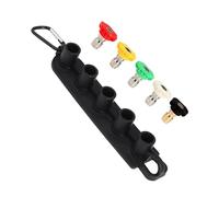Pressure Washer Nozzle Holder - Nozzle Holder for Car Detailing | Car Washing Nozzle Storage Holster | Five Colors Pressure Washer Tips, Hose Nozzle Sprayer High Pressure Washer for Car
